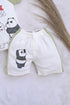 Bear Buddies Printed Raglan Interlock Short Set