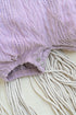 Purple Structured Frill Romper
