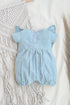 Sage Mint Structured Frill Romper
