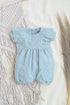 Sage Mint Structured Frill Romper