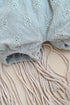 Sage Mint Structured Frill Romper