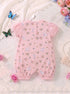 Cute Lamb Embroidered Frilled Romper