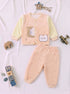 Kitty Applique Quilted Fleece Co-ord Set