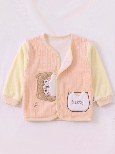 Kitty Applique Quilted Fleece Co-ord Set