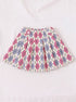 Pastel Argyle Polo Skirt Set