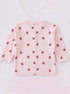 Strawberry Garden Full Sleeve Night Suit Set (Pink)