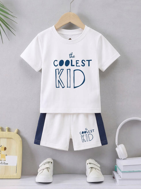 The Coolest Kid Interlock Short Set