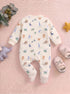 Safari Animals Fleece Footed Sleepsuit