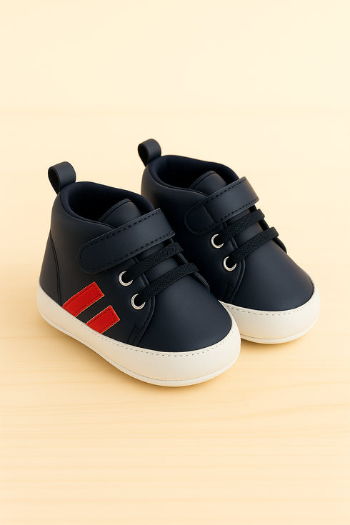 Red Baby Sneaker with Velcro Strap