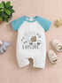 Born To Explore Buttoned Romper