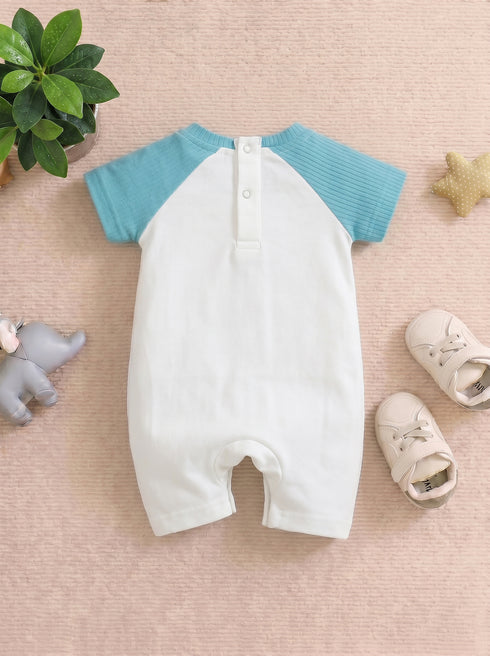 Born To Explore Buttoned Romper