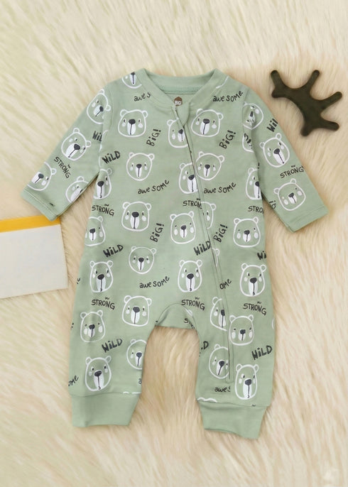 Bear Trails Interlock Sleepsuit