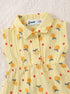 Pastel Orchard Collar Baby Romper