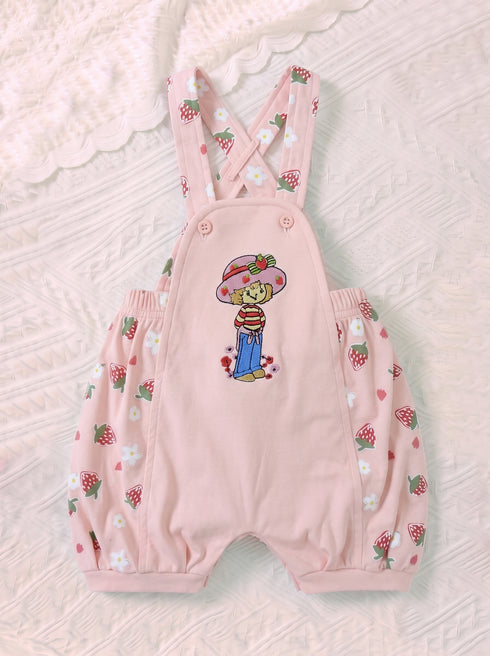 2-Pc Berry Belle Dungaree Set