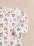Bow Blossom Interlock Footed Sleepsuit
