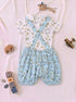 2-Pc Daisy Meadow Dungaree Set