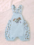 2-Pc Daisy Meadow Dungaree Set