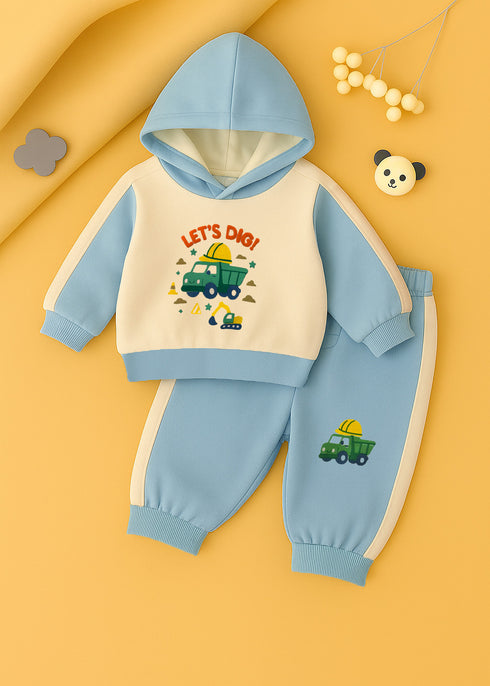Let’s Dig Fleece Hooded Set