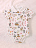2-Pc Bambi Bloom Dungaree Set