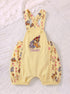 2-Pc Bambi Bloom Dungaree Set