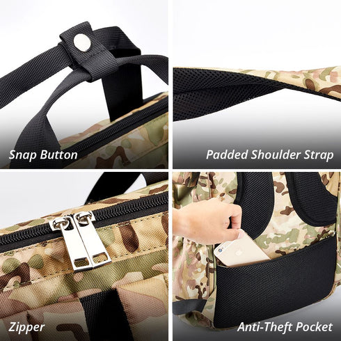 Little Story Camo Baby Bag – Hooks & Changing Mat