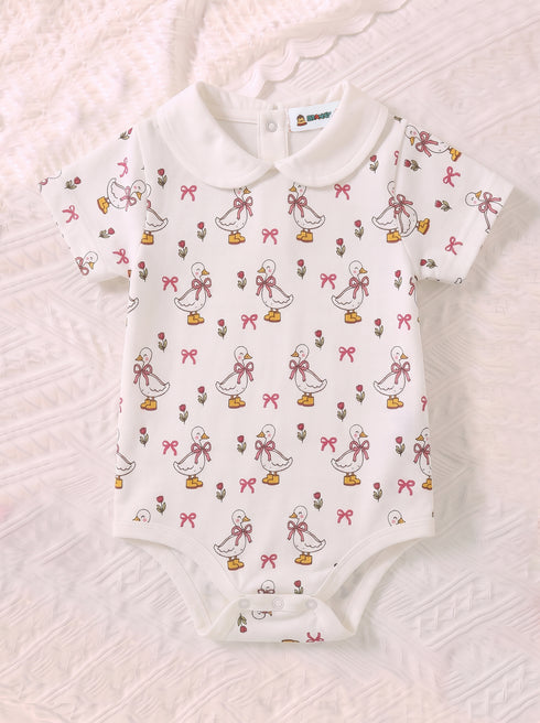 2-Pc Goose Tales Dungaree Set