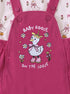 2-Pc Goose Tales Dungaree Set