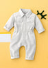Non-Denim Baby Jumpsuit (Oatmeal)