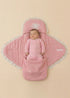Elegant Pink Lace Baby Sleeping Carry Nest