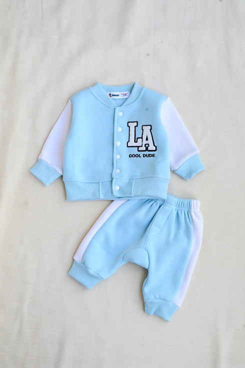 Cool Dude Fleece Varsity Jacket Set
