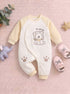 Puppy Textured Romper (Yellow)