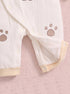 Puppy Textured Romper (Yellow)