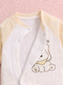 Puppy Textured Romper (Yellow)
