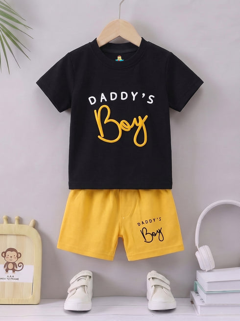 Daddy’s Boy Interlock Short Set