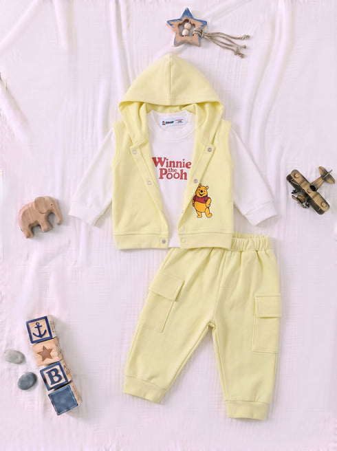 Winnie The Pooh Hooded Vest Cargo Set