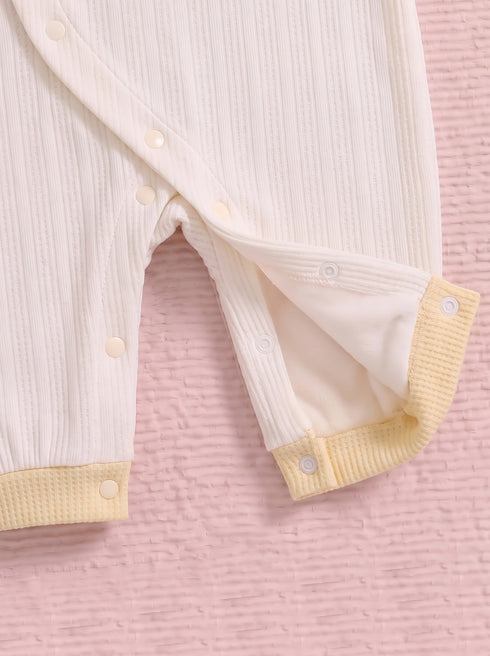 Elephant Applique Textured Romper