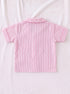 Pink Striped Night Suit Set