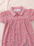 Daisy Bloom Polo Collar Romper