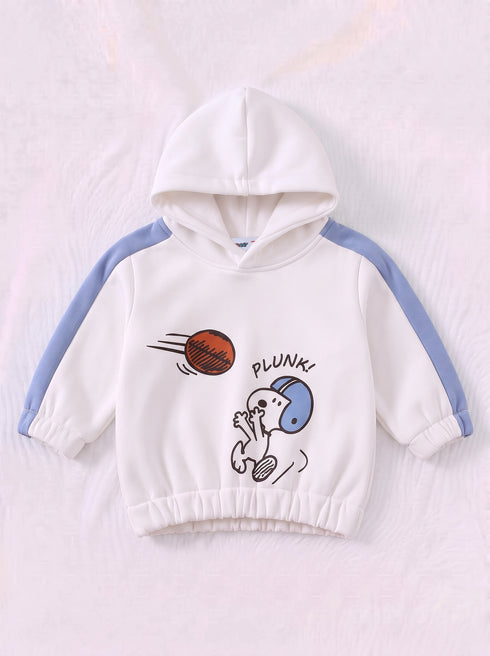 Snoopy Playtime Printed Fleece Hooded Set