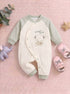 Elephant Textured Romper (Mint Green)