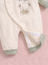 Elephant Textured Romper (Mint Green)