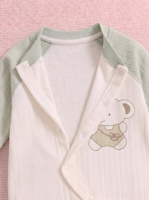 Elephant Textured Romper (Grey)