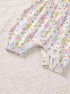 Rainbow Bloom Polo Collar Romper