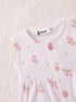 Spring Blossom Front Open Buttoned Romper