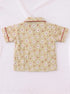 Daisy Gingham Night Suit Set (Mustard)