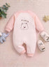 Puppy Textured Romper (Pink)
