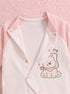 Puppy Textured Romper (Pink)
