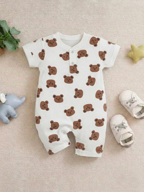 Bear Bliss Henley Romper