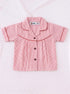 Red Striped Night Suit Set