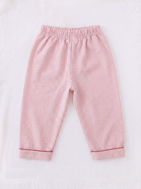 Red Striped Night Suit Set